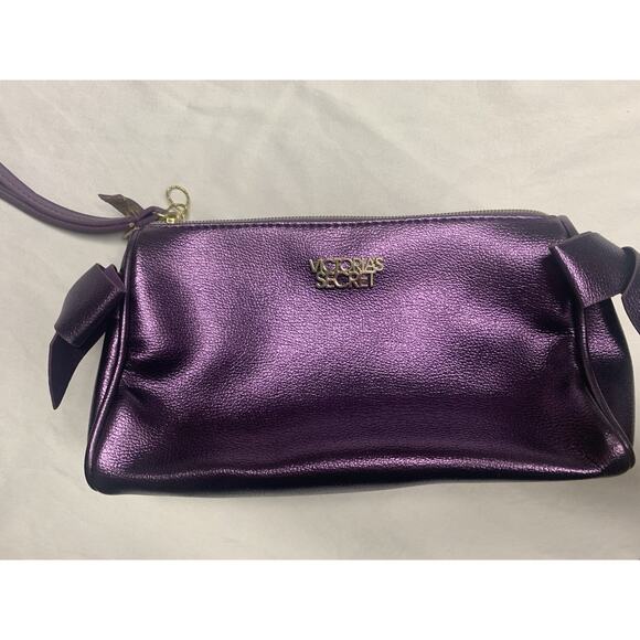 Vintage Victoria's Secret Purple MakeUp Bag - Picture 1 of 3